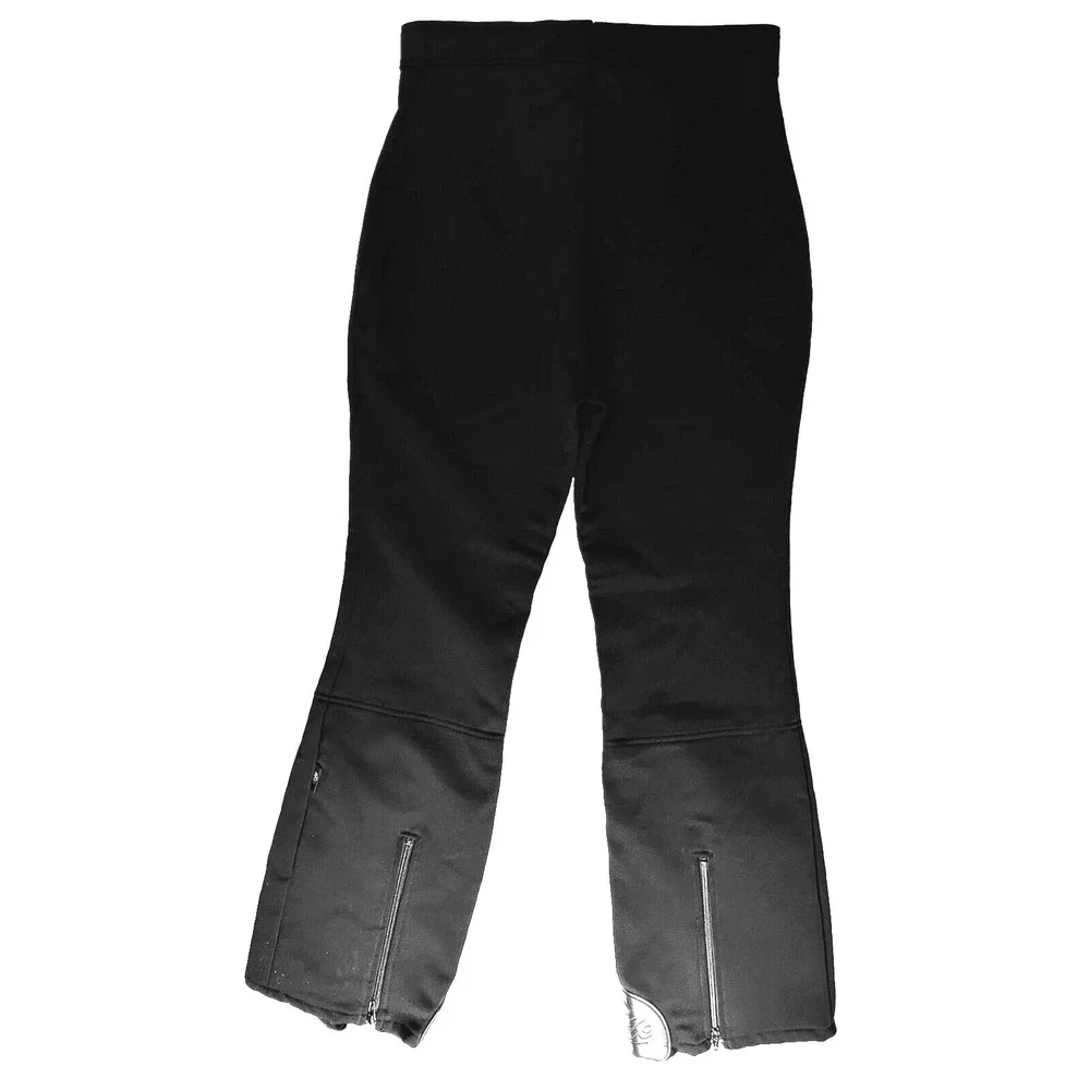 Roffe Rebound - Women's - Size 8 Long - Ski Snow Pants - Black - Heel Stirrups